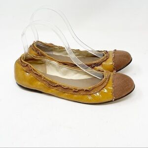 FRENCH SOLE BY JANE WINKWORTH Patent Leather Flat